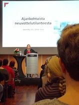 Jäsenillassa Else-Mai Kirvesniemi